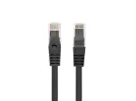 Patchcord cat.6 UTP LSZH CU 0.25m black fluke passed