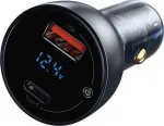 Baseus CCKX-C0G 65W car charger with USB QC3.0 and USB-C PD 3.0 PPS port