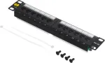 Patch panel 10'' Netrack 12-port cat. 5e UTP