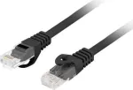 Patchcord Lanberg UTP kat.6 10m LSZH CU fluke passed czarny