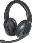 Defender WARHEAD G-160 Gaming headphones with microphone, black and blue + GAME