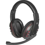 Defender WARHEAD G-160 Gaming headphones with microphone, black and red + GAME