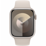 Apple Watch Series 9 - GPS - 41mm - Žvaigždžių &scaron;viesos - Aliuminis - Vidutinė