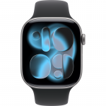 Apple Watch Series 11 GPS 46mm Onikso juodos Aliuminis