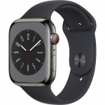 Apple Watch Series 8 - GPS + Cellular - 45mm - Grafito - Nerūdijantis plienas - Gera