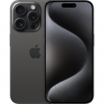 Apple iPhone 15 Pro - 128GB - Juodas titanas - Vidutinė