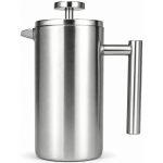 Nerūdijančio plieno arbatinukas su nuspaudžiamu sieteliu 1250ml