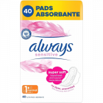 Higieniniai paketai  Always Sensitive Normal 40vnt
