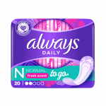 Higieniniai įklotai  Always  Dailies to GO Fresh Scent 20vnt
