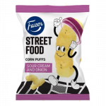 Kukurūzų lazdelės Street Food grietinės ir svogūnų skonio, 80g