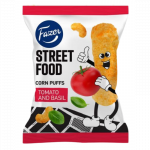 Kukurūzų lazdelės Street Food pomidorų ir baziliko skonio, 80g