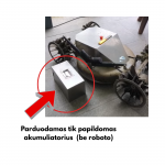 GRATOR žoliapjovės papildomas akumuliatorius