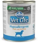 FARMINA Vet Life Canine Hypoallergenic Fish&Potato &ndash; drėgnas pa&scaron;aras suaugusiems &scaron;unims 300 g
