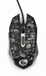 PELĖ USB OPTINĖ JUODA/MUS-6B-GRAFIX-01 GEMBIRD