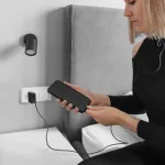 Qoltec 52379 Super greitas PD įkroviklis | 1xUSB-C | 65W | 5-20V | 3-3,25A | Juoda