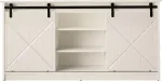 Komoda 160x80x35 GRANERO balta / blizgi balta