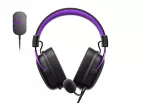 Havit H2002C+U - žaidimų ausinės (juodos ir violetinės spalvos)