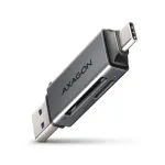 ATMINTIES SKAITIKLIS USB-C+USB3.2 2SL/SD/MICROSD CRE-DAC AXAGON