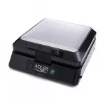 Adler AD 3036 vaflinė 4 vafliai Juoda, Pilka 1500 W