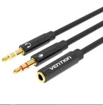 AUDIO KABELIS 2X3.5MM SU 3.5MM/0.3M BBTBY VENTION