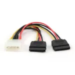 KABELIS MAITINIMO SATA X2 15CM/CC-SATA-PSY GEMBIRD
