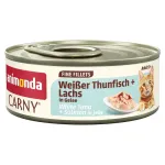 ANIMONDA Carny Adult Fine fillets Jelly White tuna + salmon - &scaron;lapias kačių maistas - 60g