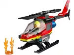 LEGO CITY 60411 PRIE&Scaron;GAISRINIS GELBĖJIMO SRAIGTASPARNIS