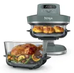 Ninja CRISPi PRO 7-in-1 Vienas 5,7 L Autonominės 2050 W Kar&scaron;to oro gruzdintuvė Pilka, Permatomas