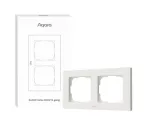 SMART SWITCH FRAME H2 (2-GANG)/BALTA FE-X01D-W AQARA