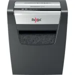 Rexel Momentum X410 dokumentų naikiklis Smulkinimas mažais gabalėliais Juoda, Pilka