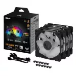 Ventiliatorius ASUS TUF Gaming TR120 ARGB Reverse 3in1 juodas