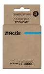 Actis KB-1000C ra&scaron;alas (pakaitinis Brother LC1000C/LC970C; standartinis; 36 ml; mėlynos spalvos)