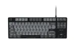 Mechaninė žaidimų klaviatūra FURY KANABO K2 US juoda-pilka su baltu ap&scaron;vietimu