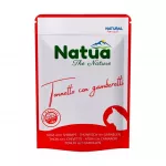 NATUA tunas su krevetėmis - drėgnas pa&scaron;aras katėms - 70g