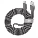 KABELIS USB-C Į USB2.0 1.2M/ PILKA PS6102 GR12 RIVACASE
