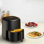 Tefal Easy Fry EY145810 gruzdintuvė Vienas 3 L Autonominės 1300 W Kar&scaron;to oro gruzdintuvė Juoda