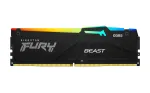 Kingston Technology FURY Beast RGB atminties modulis 64 GB 2 x 32 GB DDR5 6000 MT/s 288-pin DIMM