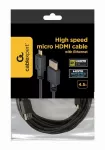KABELIS HDMI-MICRO HDMI 4.5M/V.2.0 JUODAS CC-HDMID-15 GEMBIRD