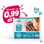 FRENDI Menkė ir upėtakis padaže box &ndash; &scaron;lapias pa&scaron;aras katei &ndash; 4x100g