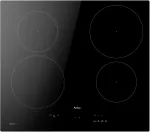 Amica DI 6410 PPB viryklė Juoda Įmontuoti 59.2 cm Indukcinė viryklė, padalyta į sritis 4 zone(s)