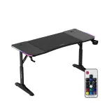Huzaro Hero 3.6 RGB juodas žaidimų stalas