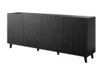 BARI komoda 200x42x82 juoda matinė