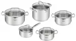 Tefal Duetto+ G719SA74 keptuvių ir puodų rinkinys 10 vnt