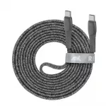 KABELIS USB-C Į USB-C 2.1M/ PILKA PS6105 GR21 RIVACASE