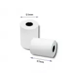 Qoltec 51895 Terminis ritinys 57 x 30 55g / m2 10 vnt. Be BPA