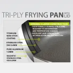 TITANCORE keptuvė su dangčiu MAESTRO MR-1260 26 cm (MR-1260-26)