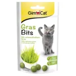 GIMCAT GrasBits Tra&scaron;kūs žolės kąsneliai &ndash; skanėstas katei &ndash; 40g