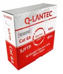 Q-LANTEC S/FTP cat.6A tinklo kabelis, vytos poros, LSOH