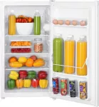 &Scaron;aldytuvas MPM-89-CJ-39, baltas, su kompresoriumi, daržovių dėžė, talpa 90 l, auk&scaron;tis 85 cm, plotis 47,5 cm