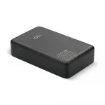 I&scaron;orinė baterija 20 000 mAh, 1&times; USB, 2&times; USB-C, 20 W, QC4+, LCD ekranas, juoda
